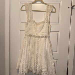 Free People White Lace Dress